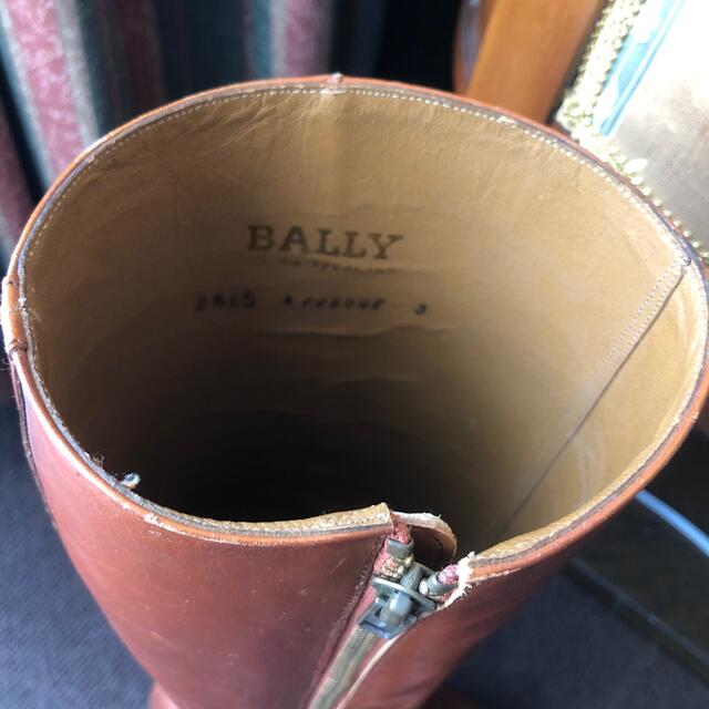 BALLY  ハンドメイド　ブラウン　ロングブーツ レディースの靴/シューズ(ブーツ)の商品写真