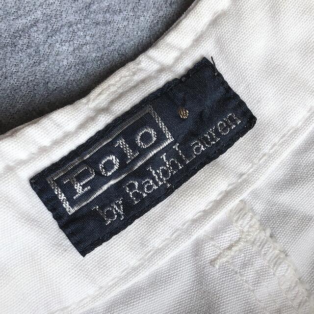 POLO RALPH LAUREN(ポロラルフローレン)のPOLO Ralph Lauren ホワイト ハーフパンツ　メンズ メンズのパンツ(ショートパンツ)の商品写真