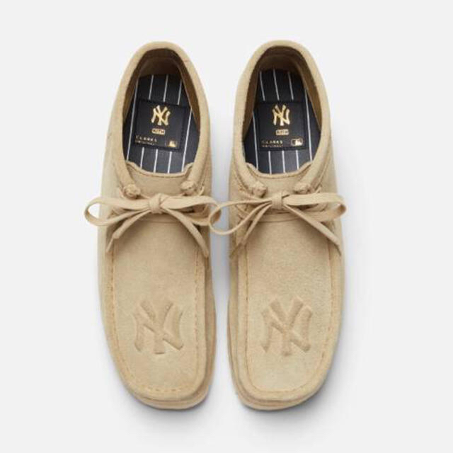 KITH × MLB Clarks Wallabee hi Yankees