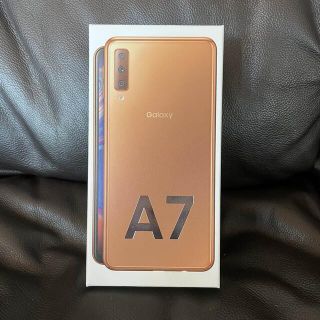 ギャラクシー(Galaxy)の新品未開封　SAMSUNG Galaxy A7 ゴールド SM-A750C (スマートフォン本体)