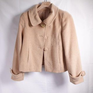 トッコ(tocco)のTOCCO　ショートコート　レディース　ベージュ(ダッフルコート)