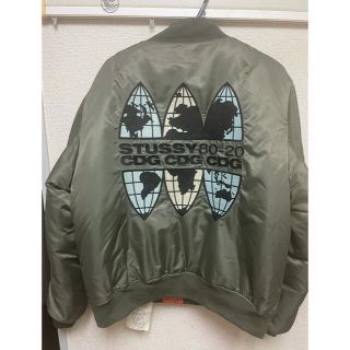 ステューシー(STUSSY)のstussy cdg ma-1 jacket 40周年(フライトジャケット)