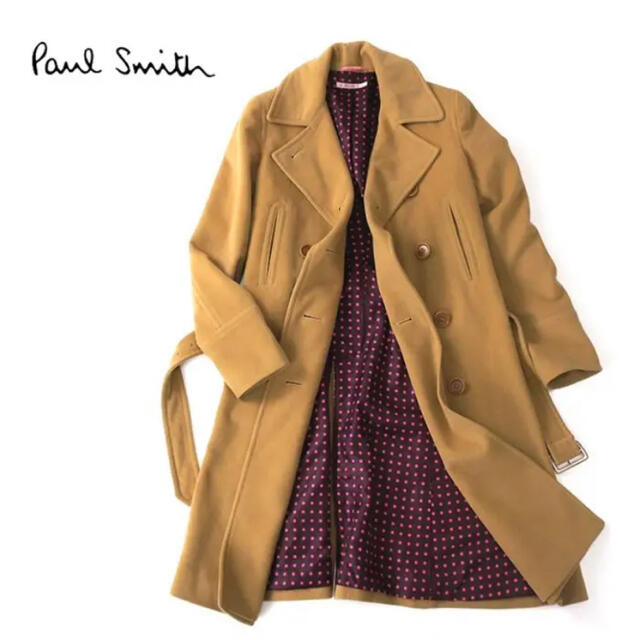 値下げ特別価格 PaulSmith ポールスミス アンゴラウールコート