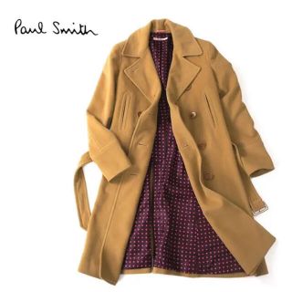 ポールスミス(Paul Smith)のPaulSmith ポールスミス　アンゴラウールコート　キャメル40(ロングコート)