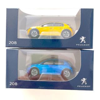 プジョー(Peugeot)のプジョー ミニカー NEW208 2個セット(ミニカー)