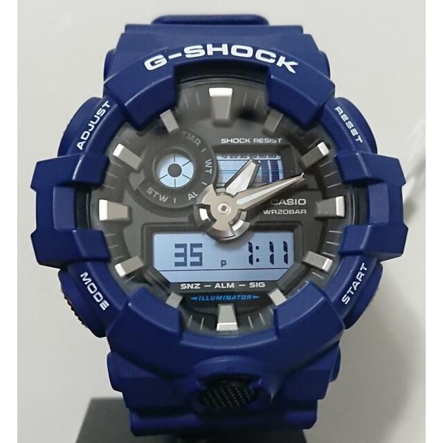 G-SHOCK(ジーショック)の★専用1078CASIO G-SHOCK GA-700-2A アナデジ ブルー  メンズの時計(腕時計(デジタル))の商品写真