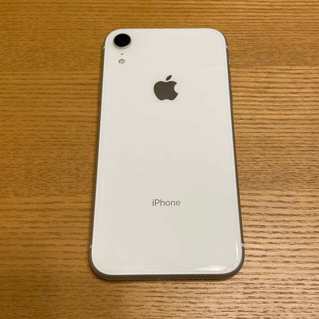 【初回限定】 Apple - ホワイト GB 64 White XR iPhone Apple ※訳あり※ スマートフォン本体