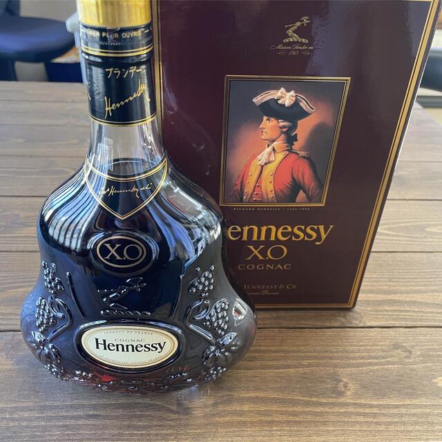 ヘネシー X.O Cognac Hennessy 金キャップ 箱付き 700ml