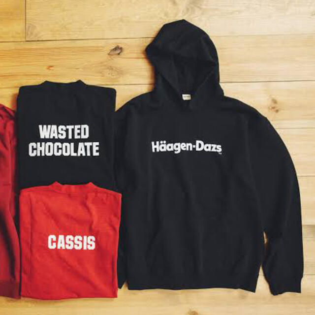 Supreme(シュプリーム)のWASTED YOUTH X HÄAGEN-DAZS BLACK HOODIE メンズのトップス(パーカー)の商品写真