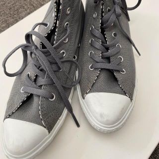 コンバース(CONVERSE)のコンバース　ハイカット　グレー　23㎝(スニーカー)