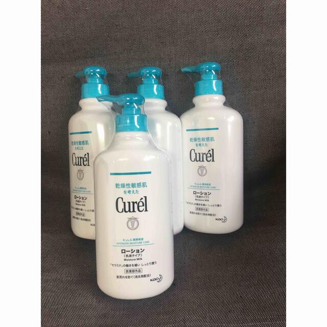 Curel(キュレル)のキュレル ローション ポンプ 410ml 4本 未開封 コスメ/美容のボディケア(ボディローション/ミルク)の商品写真