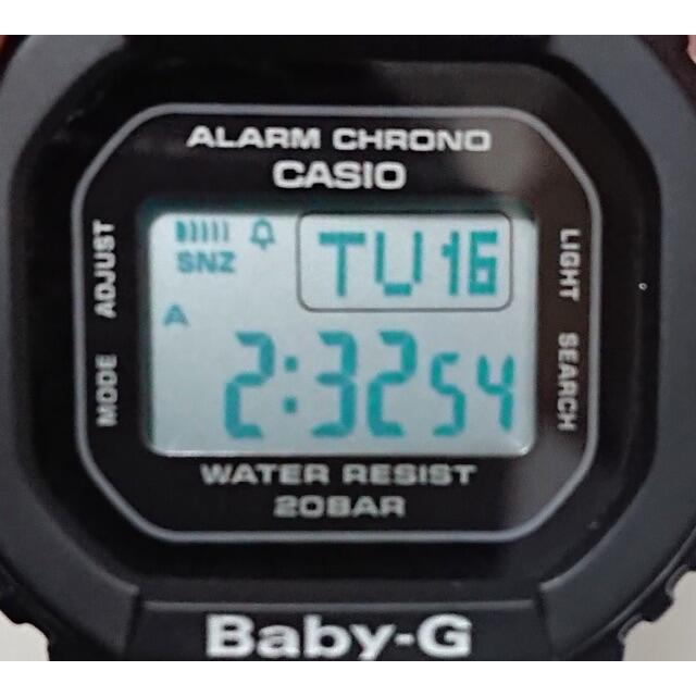 1120 CASIO Baby-G BGD-560 スクエア ブラック デジタル