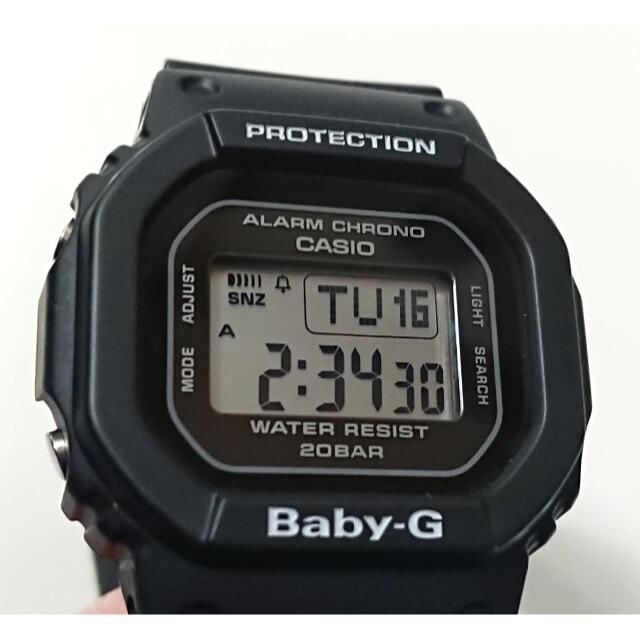 1120 CASIO Baby-G BGD-560 スクエア ブラック デジタル