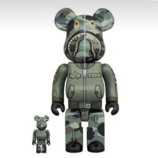 メディコムトイ(MEDICOM TOY)のBAPE × ALPHA BE@RBRICK 100% & 400%(その他)