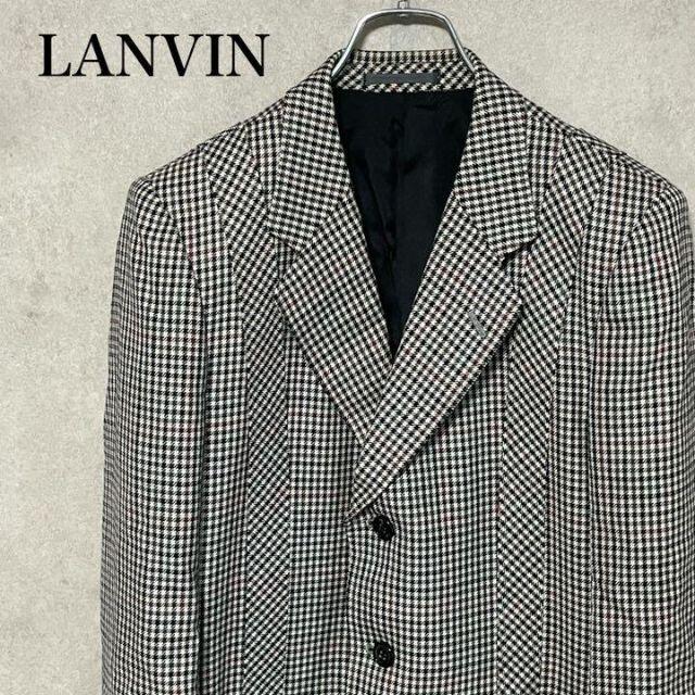 LANVIN ヴィンテージ　ウールテーラードジャケット　2点セット565cm着丈