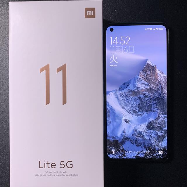 Xiaomi Mi 11 Lite 5G ミントグリーン 国内版 SIMフリー 好きに 16120