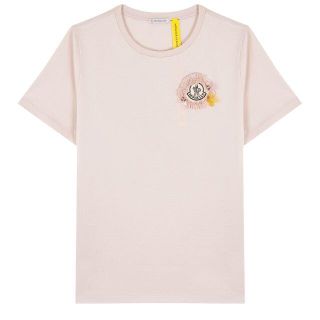 モンクレールx SIMONE ROCHA花フリルロゴTシャツ