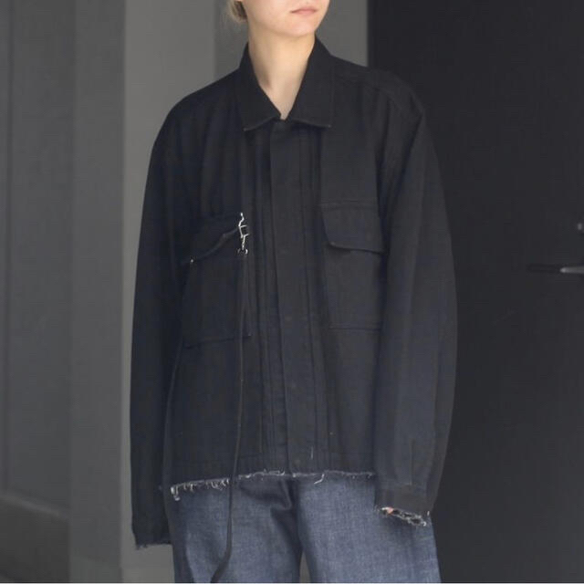 1LDK SELECT(ワンエルディーケーセレクト)のYOKE Detachable Pocket Denim jacket メンズのスーツ(セットアップ)の商品写真