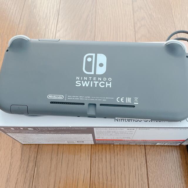 Nintendo Switch Lite  スイッチ　ライト　本体　グレー 2