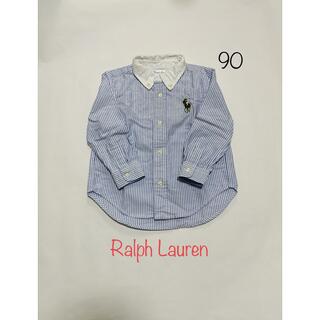 ラルフローレン(Ralph Lauren)のラルフローレン  長袖シャツ　ボタンダウンシャツ ビックポニー　90 (Tシャツ/カットソー)