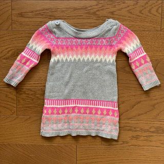 ギャップ(GAP)のベビーギャップ babyGAP ニット ワンピース80cm(ニット/セーター)