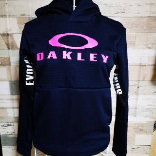 オークリー(Oakley)のOAKLEY  オークリー  150cm  パーカー  ネイビー×ピンク(ジャケット/上着)