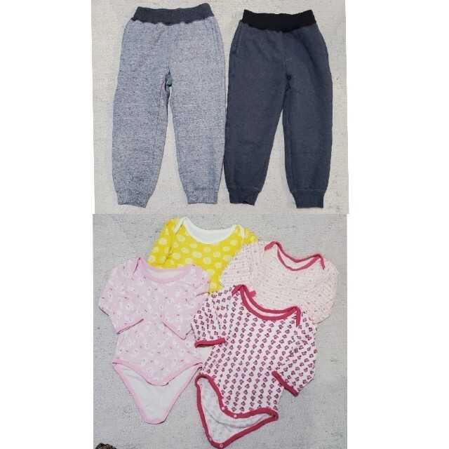 西松屋(ニシマツヤ)の95センチ 47着セット 春秋冬物  キッズ/ベビー/マタニティのキッズ服女の子用(90cm~)(その他)の商品写真