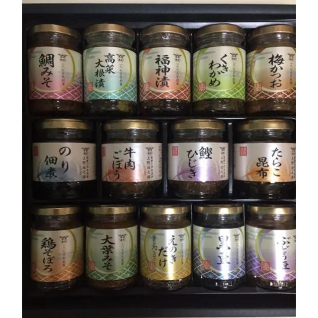 酒悦 山海探幸 佃煮詰め合わせ14点   食品/飲料/酒の加工食品(缶詰/瓶詰)の商品写真