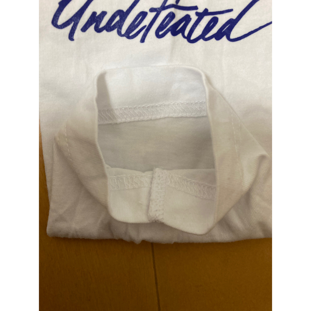 UNDEFEATED(アンディフィーテッド)のUNDEFEATED ロンT ホワイト　Lサイズ　チャンピオン メンズのトップス(Tシャツ/カットソー(七分/長袖))の商品写真