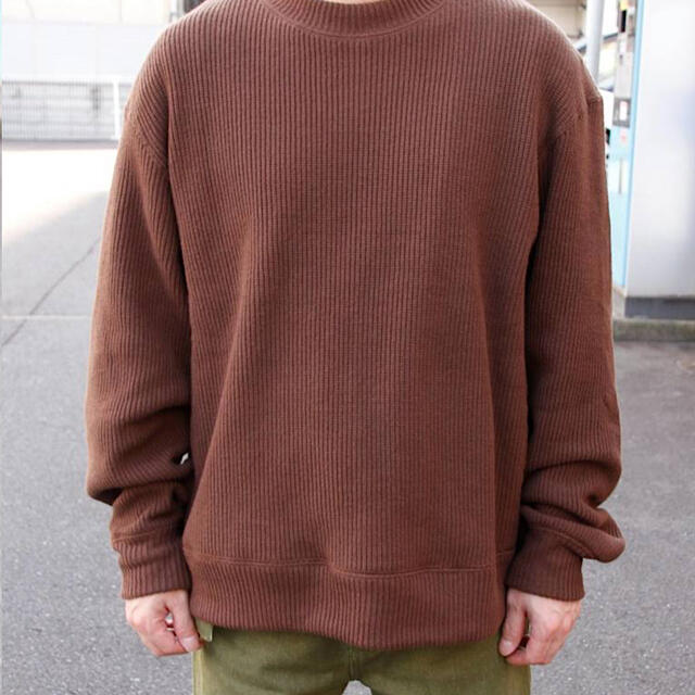 i(アイ)のI アイ cotton crew neck knit saw ニット セーター メンズのトップス(ニット/セーター)の商品写真