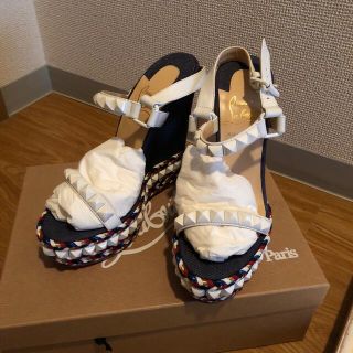 ルブタン(Christian Louboutin) サンダル(レディース)（デニム）の通販