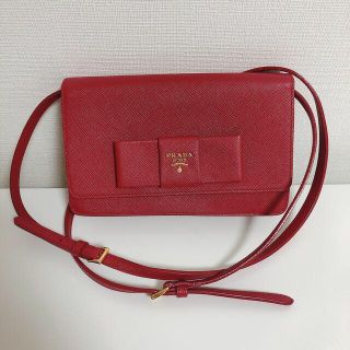 プラダ(PRADA)の正規品 PRADA サフィアーノ ショルダー ウォレット(ショルダーバッグ)