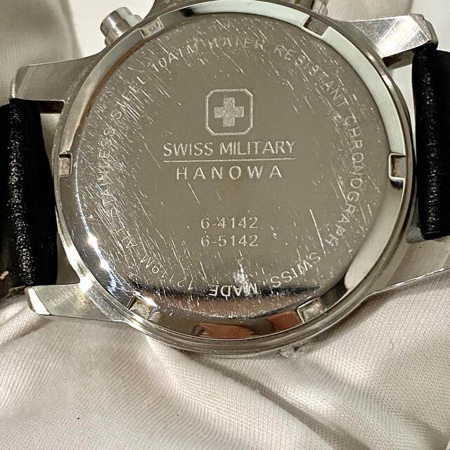 SWISS MILITARY(スイスミリタリー)のスイスミリタリー　メンズ　腕時計　クォーツ　クロノグラフ　電池新品　6-4142 メンズの時計(腕時計(アナログ))の商品写真