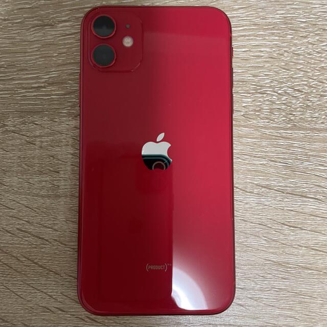 スマートフォン本体iPhone 11 128GB 本体- (PRODUCT)Red SIMフリー