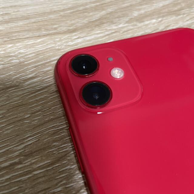 スマートフォン本体iPhone 11 128GB 本体- (PRODUCT)Red SIMフリー