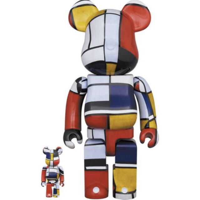 ベアブリック Mondrian 100% & 400% まぼろしのパレード 2022人気No