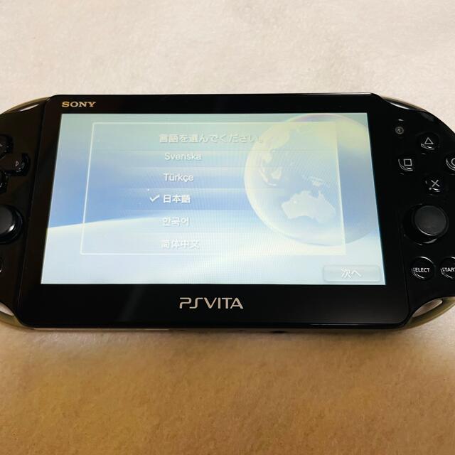 PSVita PCH-2000 ZA16 本体 カーキブラック 動作確認済み PSVita PCH-2000 ZA16 本体 カーキブラック 動作確認済み