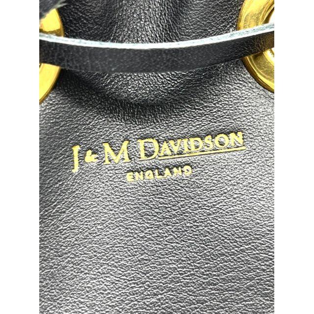 J&M davidson　カーニバルL　ショルダーバッグ　巾着　ブラック　レザー