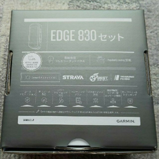 新品未使用 日本語版 GARMIN EDGE 830 本体他 センサー類なし