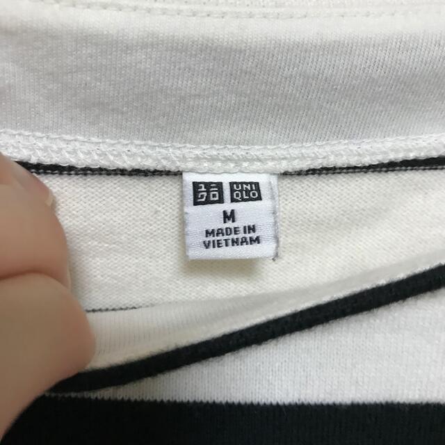 UNIQLO(ユニクロ)のUNIQLO ボーダーカットソー レディースのトップス(カットソー(長袖/七分))の商品写真