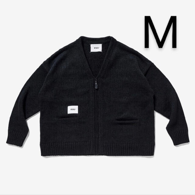 wtaps palmer Sweater black 22aw カーディガン