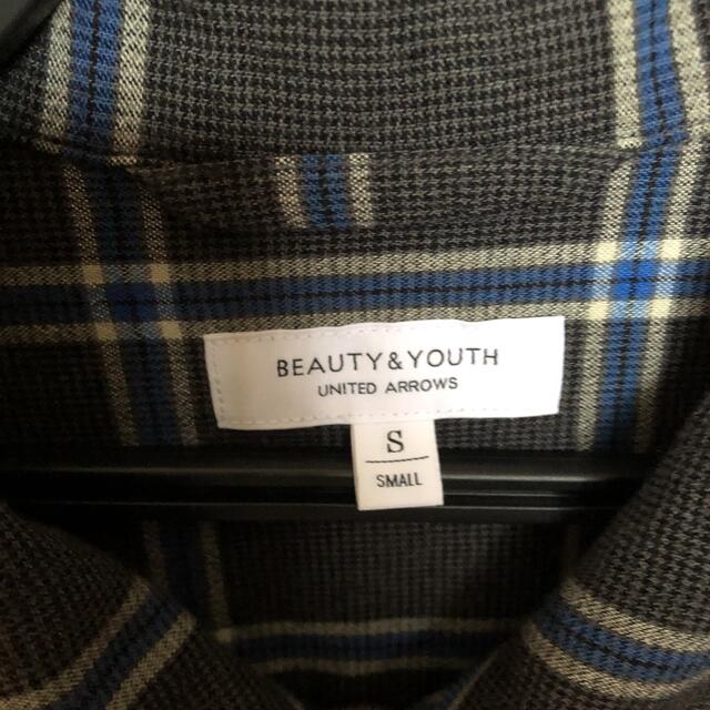 BEAUTY&YOUTH UNITED ARROWS(ビューティアンドユースユナイテッドアローズ)のダークチェック　オープンカラー　ワイドフォルム　シャツ メンズのトップス(シャツ)の商品写真