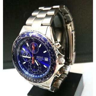 セイコー(SEIKO)の1122 SEIKO クロノ メンズ腕時計 7T92-0CF0 ブルー ネイビー(腕時計(アナログ))