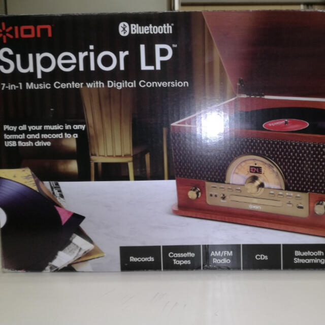 ION BT対応 オールインワンミュージックプレーヤー Superior LP