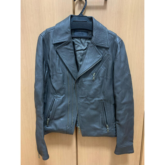 SK Leather レザージャケット Lサイズ 韓国製 ライダース ハーフ