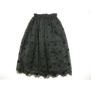 サイズ42■モンクレールx SIMONE ROCHA■新品■花刺繍シルクスカート