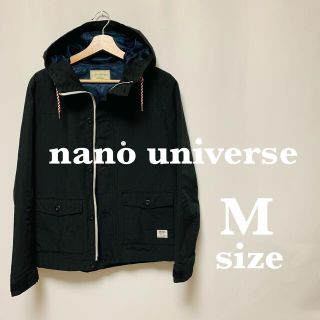 ナノユニバース(nano・universe)のナノユニバース　ブルゾン　ジャケット　ブラック　サイズM  美品(ブルゾン)