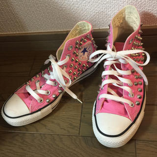 コンバース(CONVERSE)のコンバース オールスター❤︎ピンク(スニーカー)