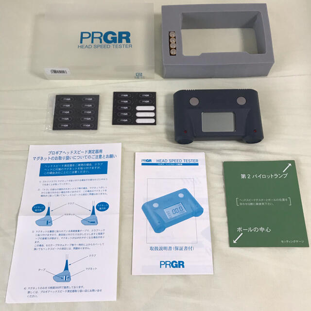 PRGR(プロギア)のプロギア PRGR ヘッドスピード測定器 スポーツ/アウトドアのゴルフ(その他)の商品写真