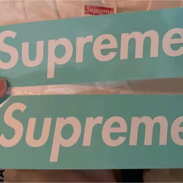 supreme tiffany box logo sticker